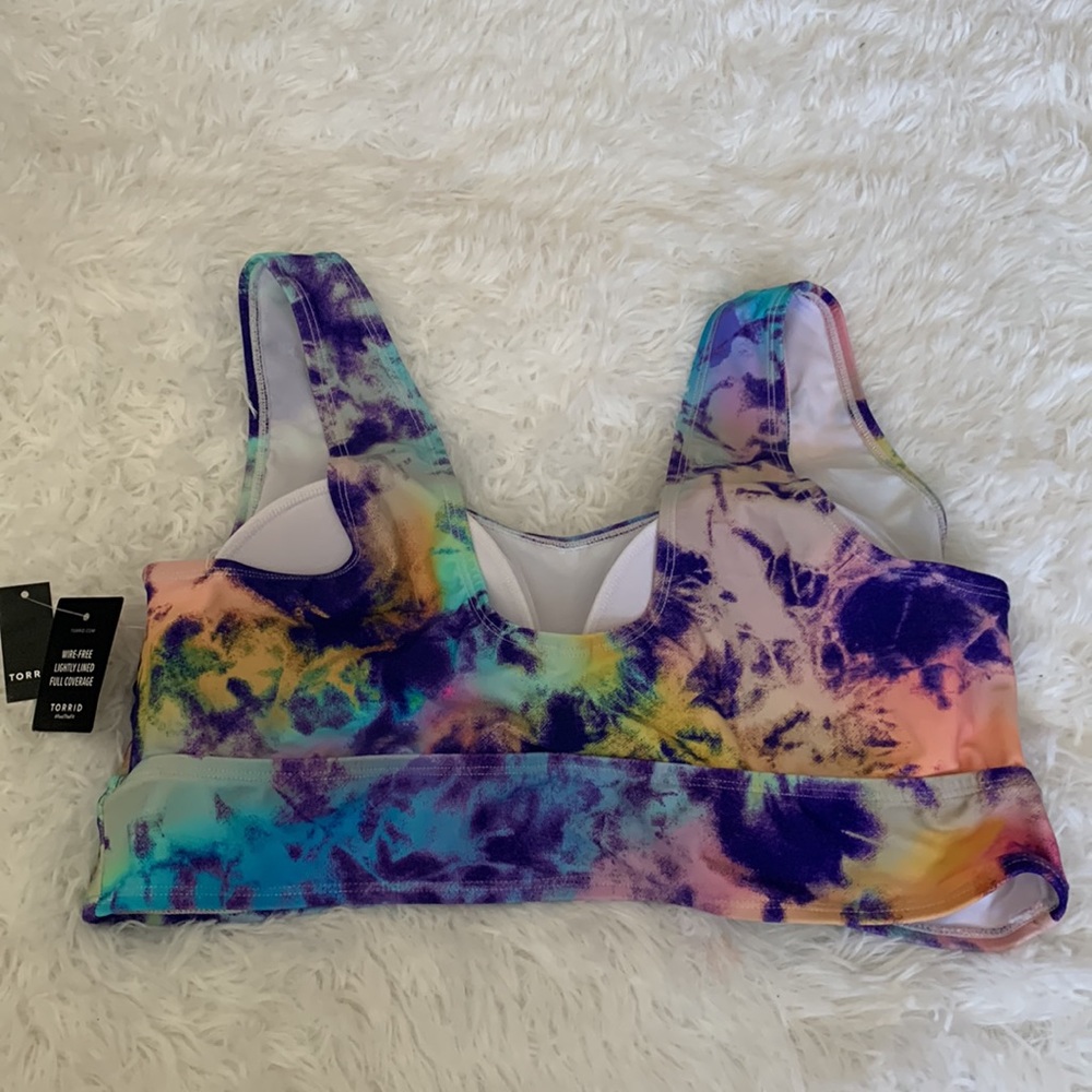 ❌SOLD❌TORRID WIRELESS SCOOP BIKINI TOP - Picture 6 of 8